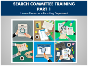 Search Committee Training