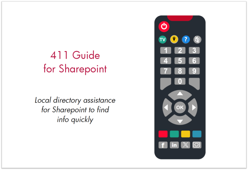 411 for Sharepoint